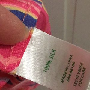 Lilly Pulitzer Tops - Lilly Pulitzer Silk sleeveless Essie Top Lilly Pulitzer Tops - Lilly Pulitzer Silk sleeveless Essie Top